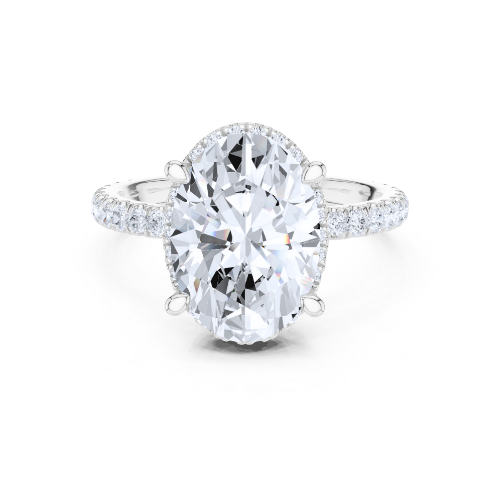Radiant Oval Elegance Ring