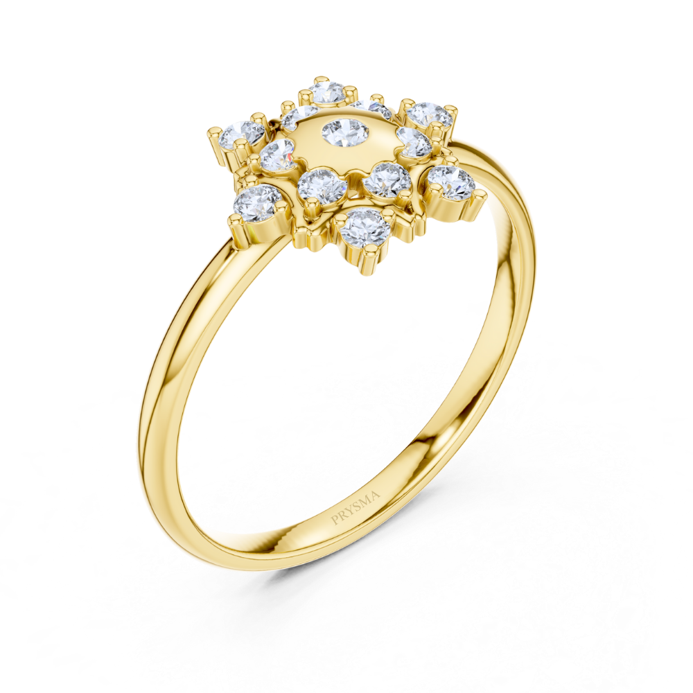 Celestara Diamond Bloom Ring