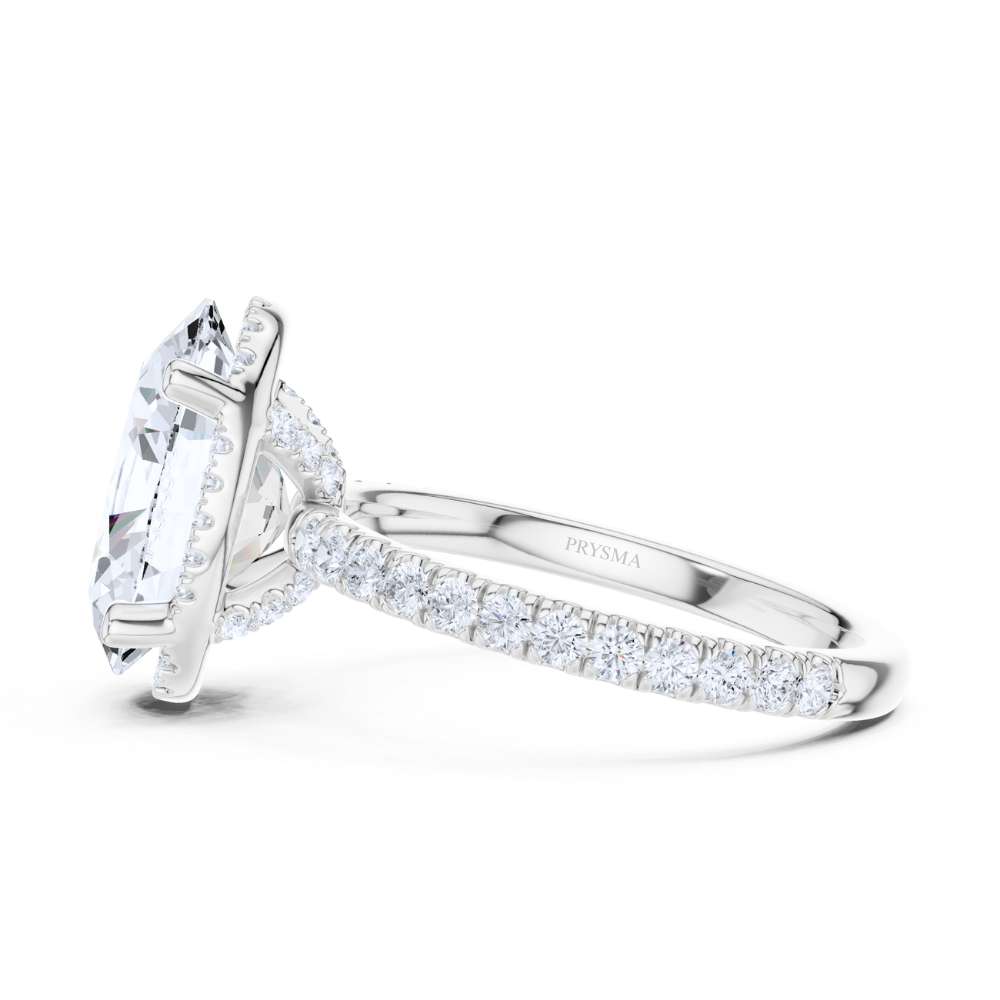 Radiant Oval Elegance Ring