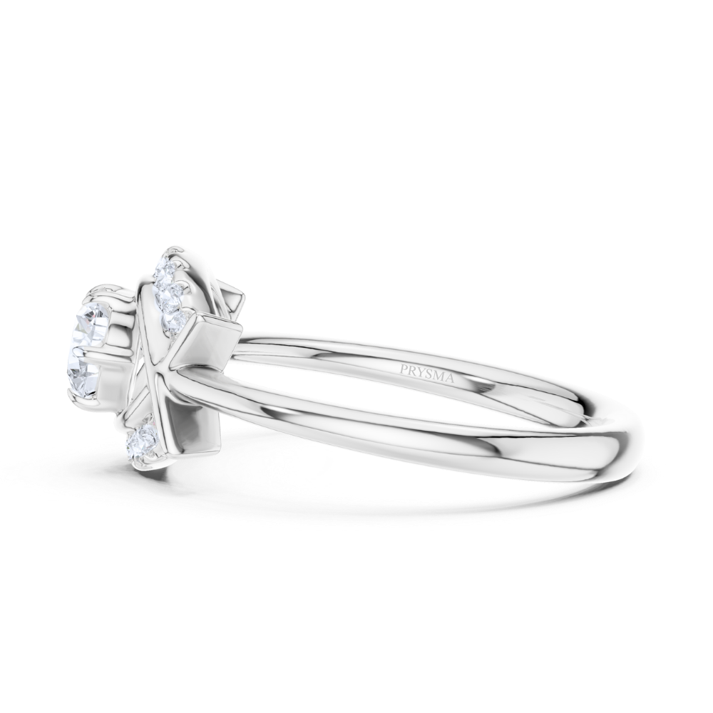 Celeste Eye Halo Ring