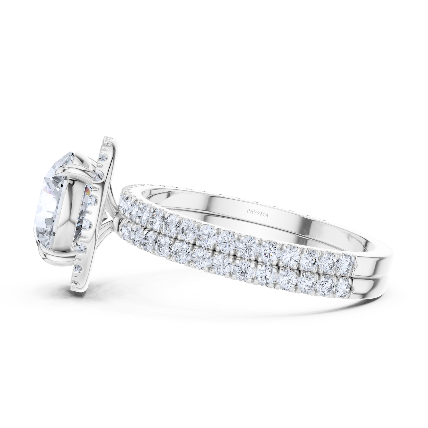 Regalia Halo Lab Diamond Ring