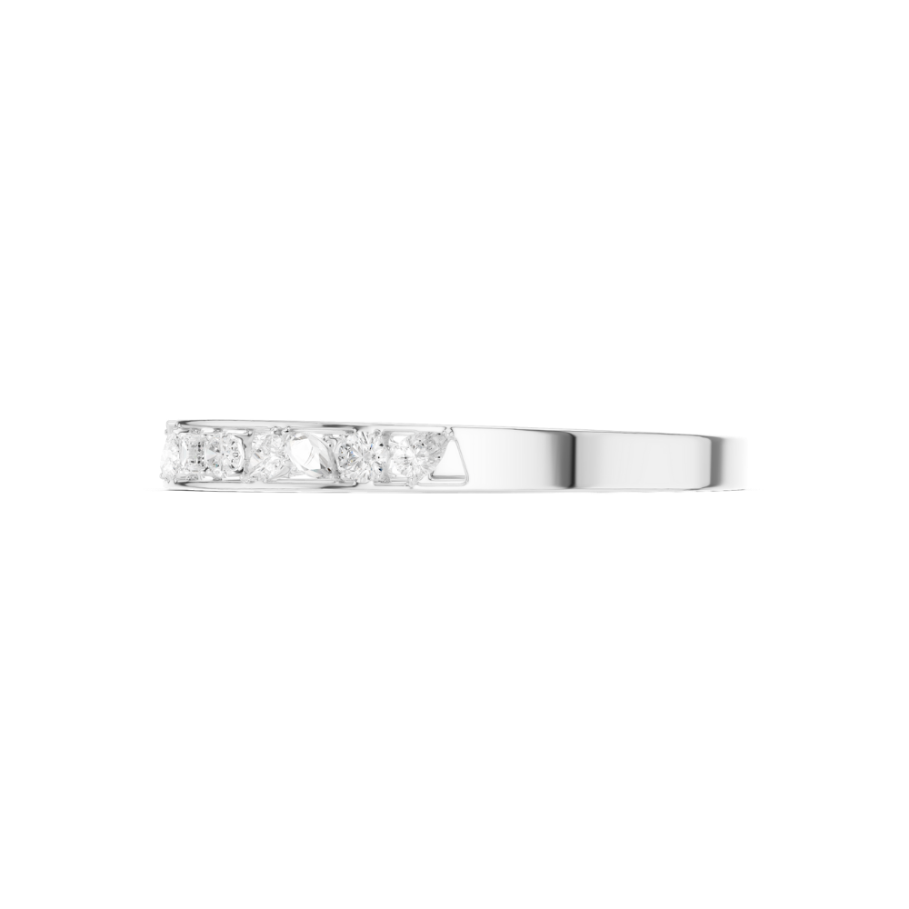 V-Edge Diamond Open Bangle