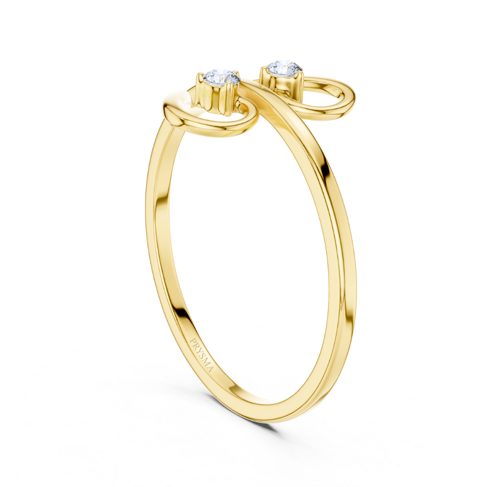 Twilight Swirl Ring