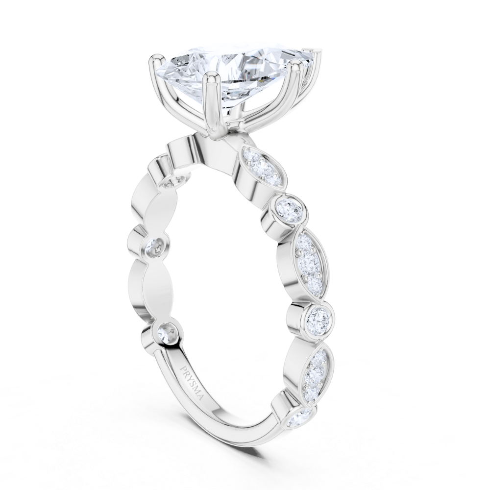 Teardrop Elegance Diamond Ring