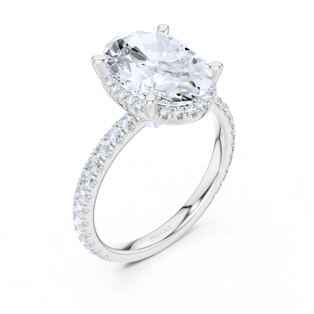 Radiant Oval Elegance Ring