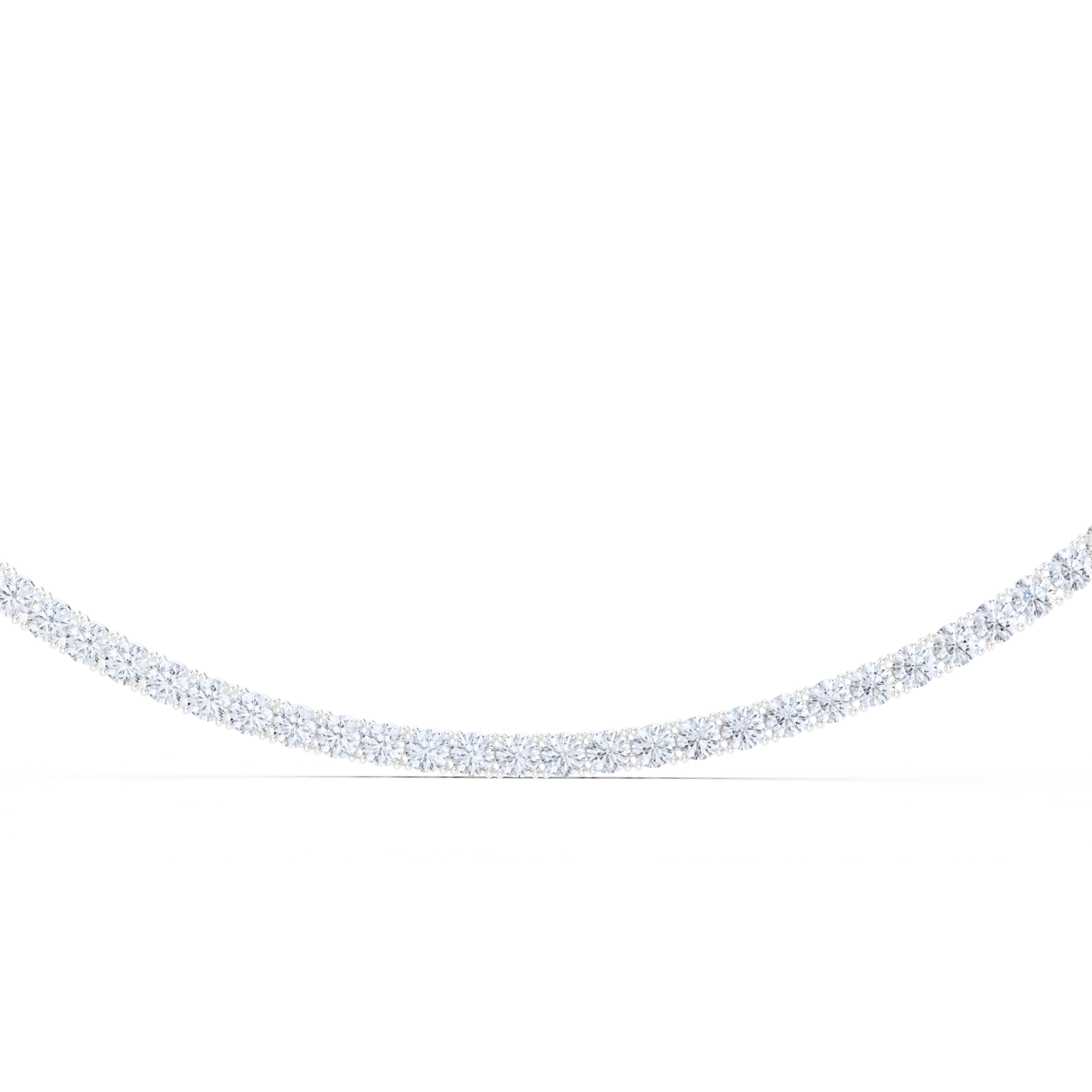 Classic Diamond Tennis Necklace