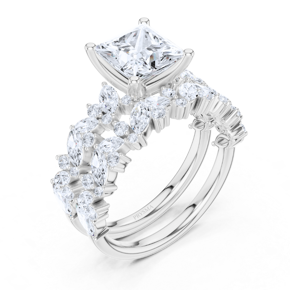 Majestic Radiance Princess Diamond Ring