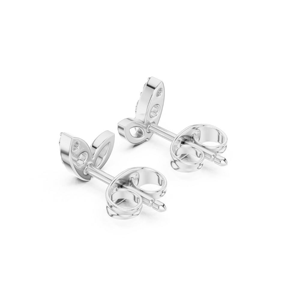Diamond Petal Whisper Studs