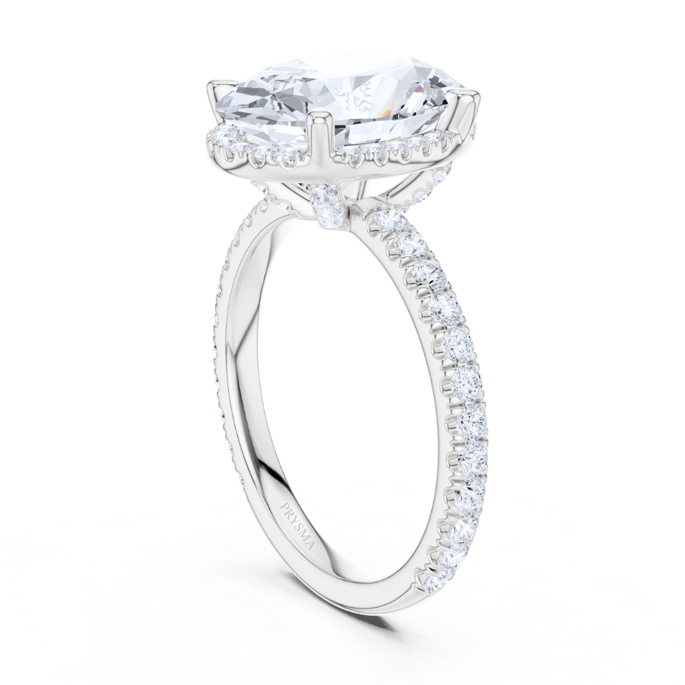 Radiant Oval Elegance Ring
