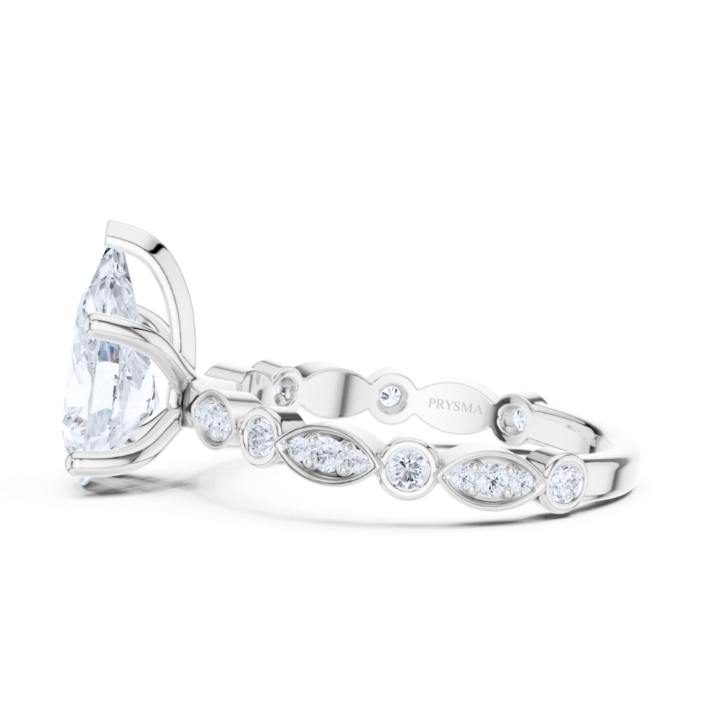 Teardrop Elegance Diamond Ring