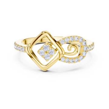 Enchanted Teardrop Diamond Ring