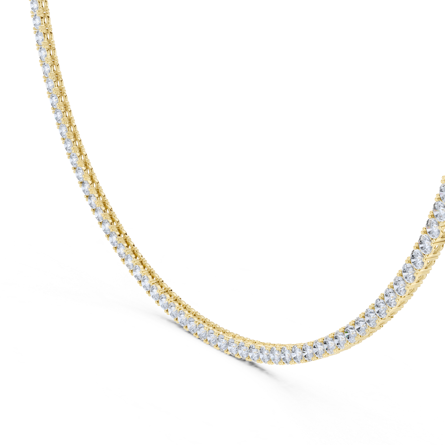Classic Diamond Tennis Necklace