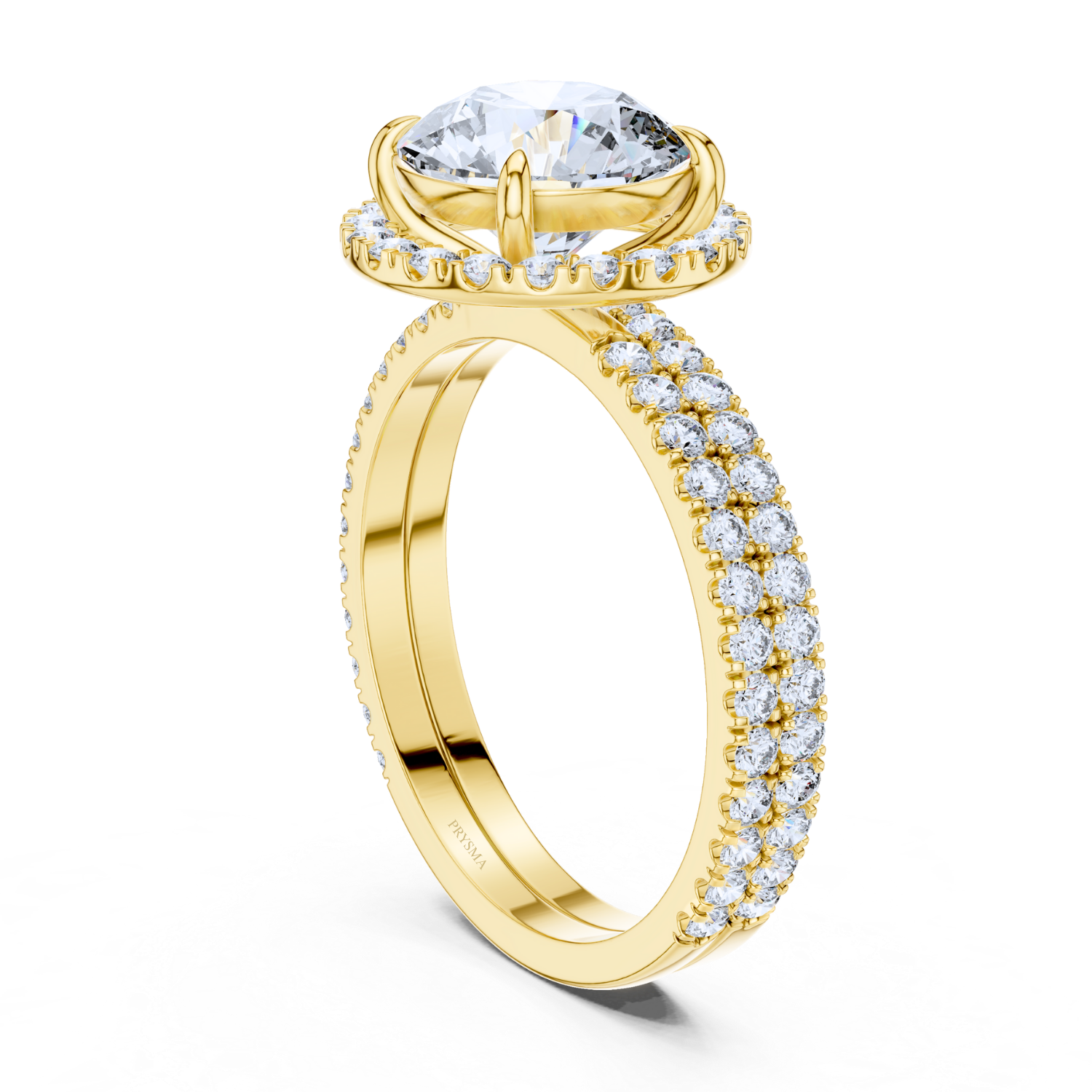 Regalia Halo Lab Diamond Ring