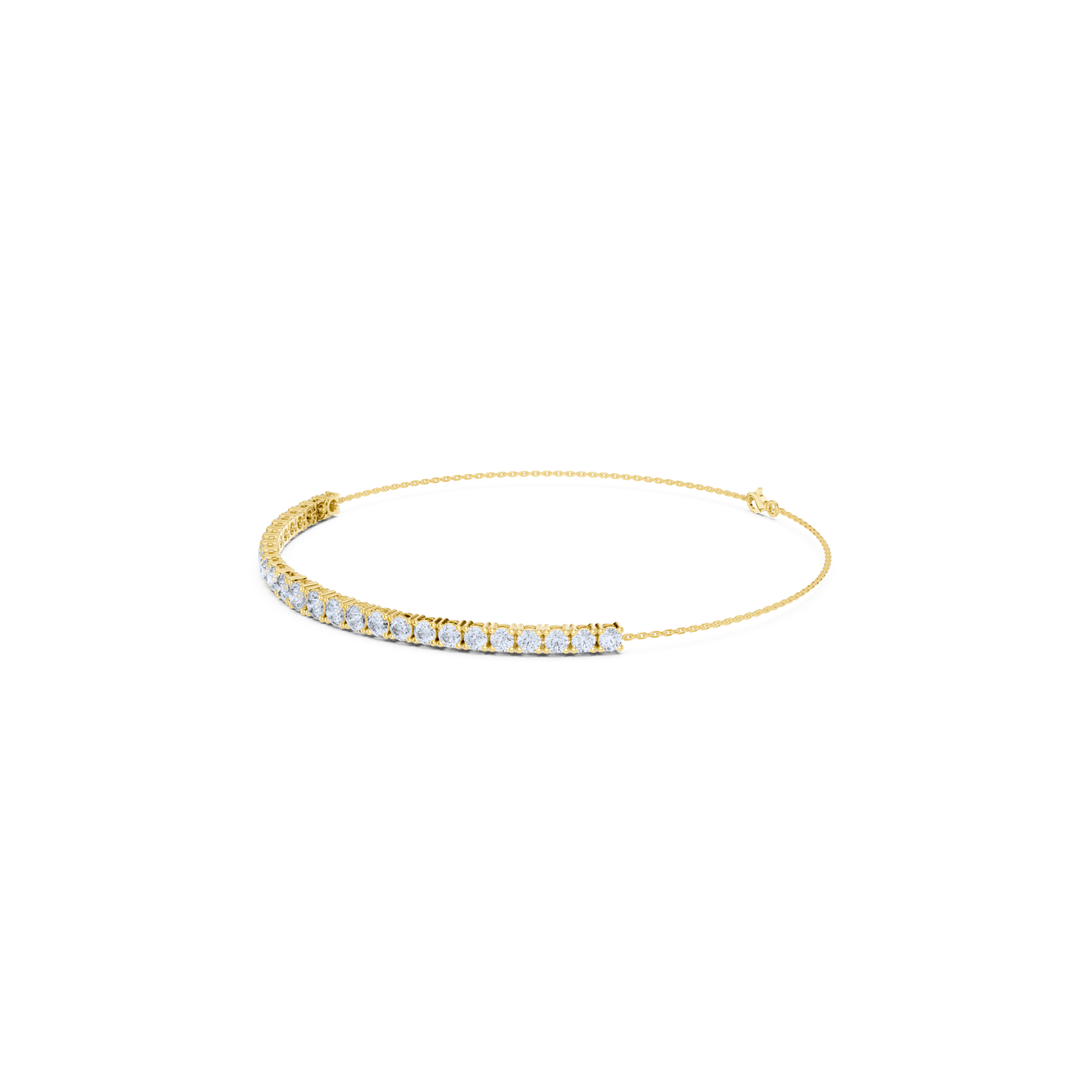 Delicate Diamond Chain Bracelet