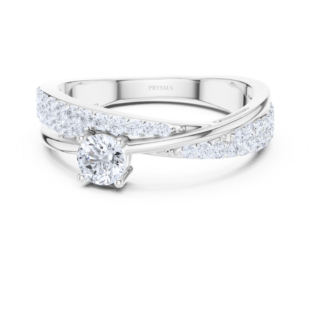 Radiant Embrace Solitaire Ring