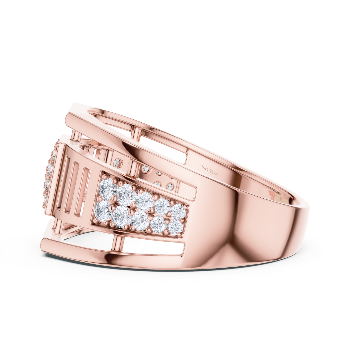 Geometric Diamond Band