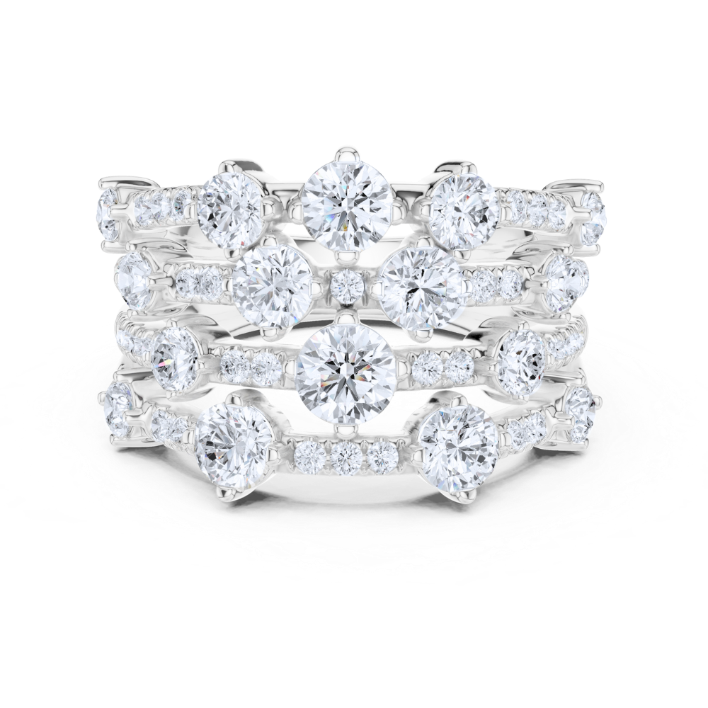 Radiance Crown Diamond Eternity Ring