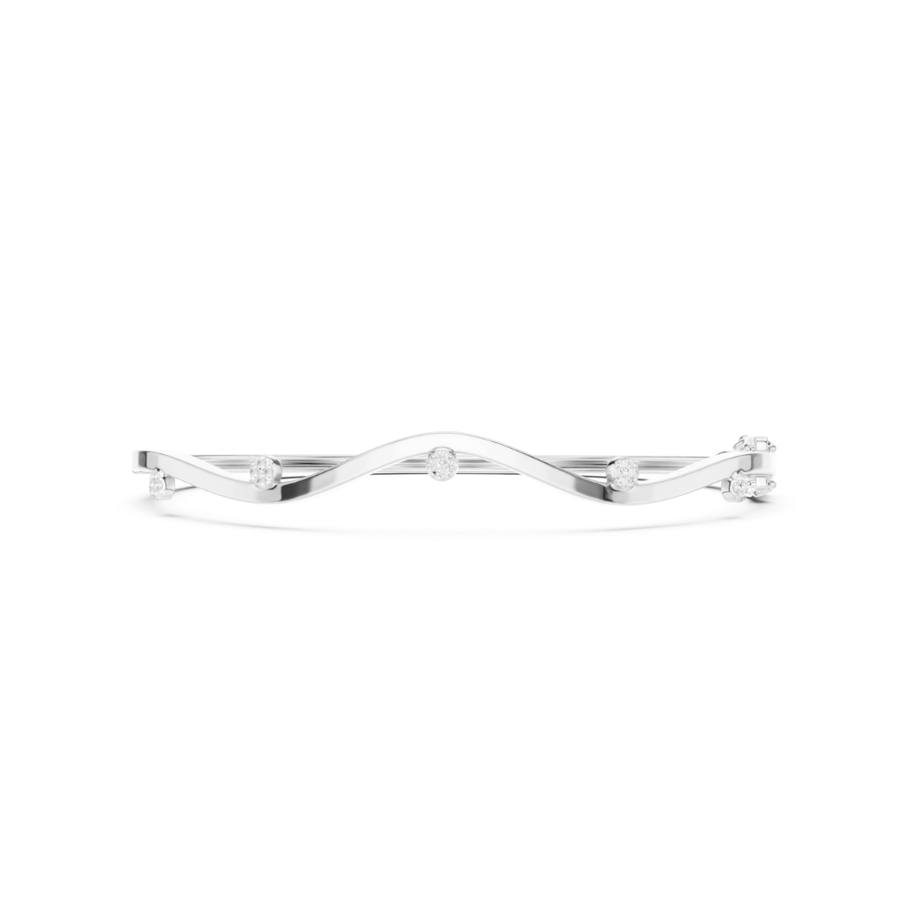 Ondessa Diamond Wave Bracelet