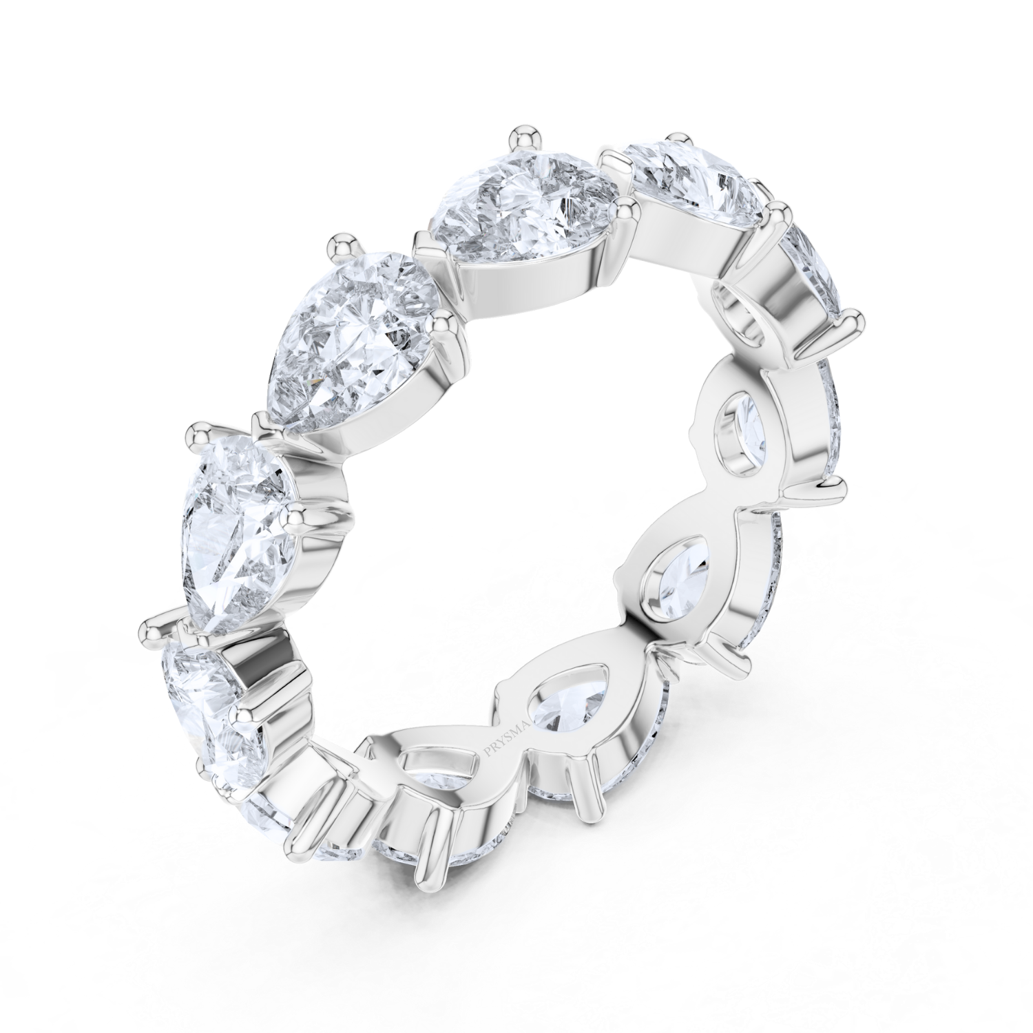 Eterna Pear Diamond Band
