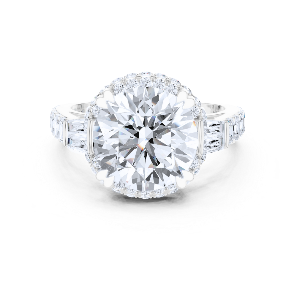 Grandeur Halo Diamond Ring