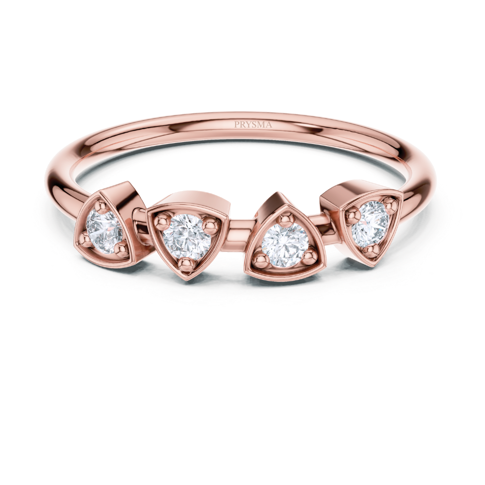 Trinity Gleam Diamond Ring