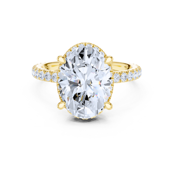 Radiant Oval Elegance Ring