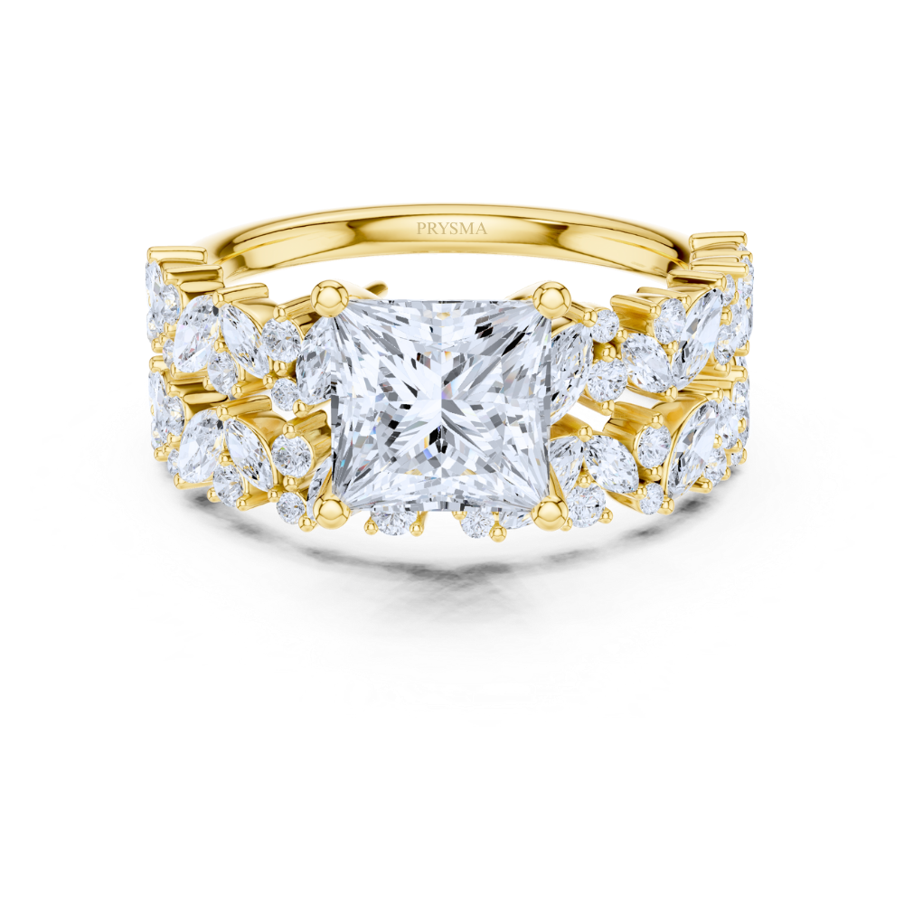Majestic Radiance Princess Diamond Ring