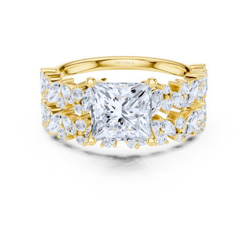 Majestic Radiance Princess Diamond Ring