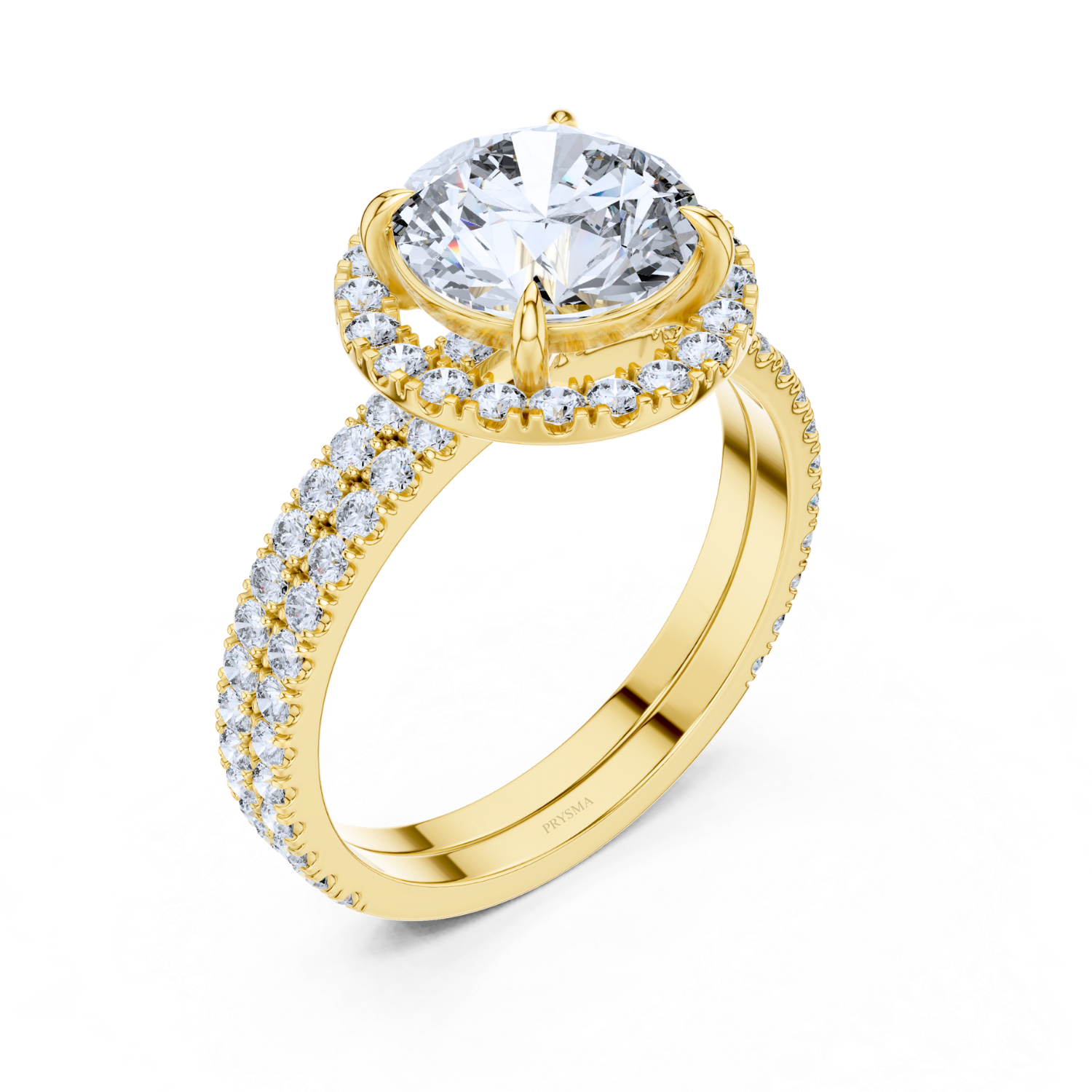 Regalia Halo Lab Diamond Ring