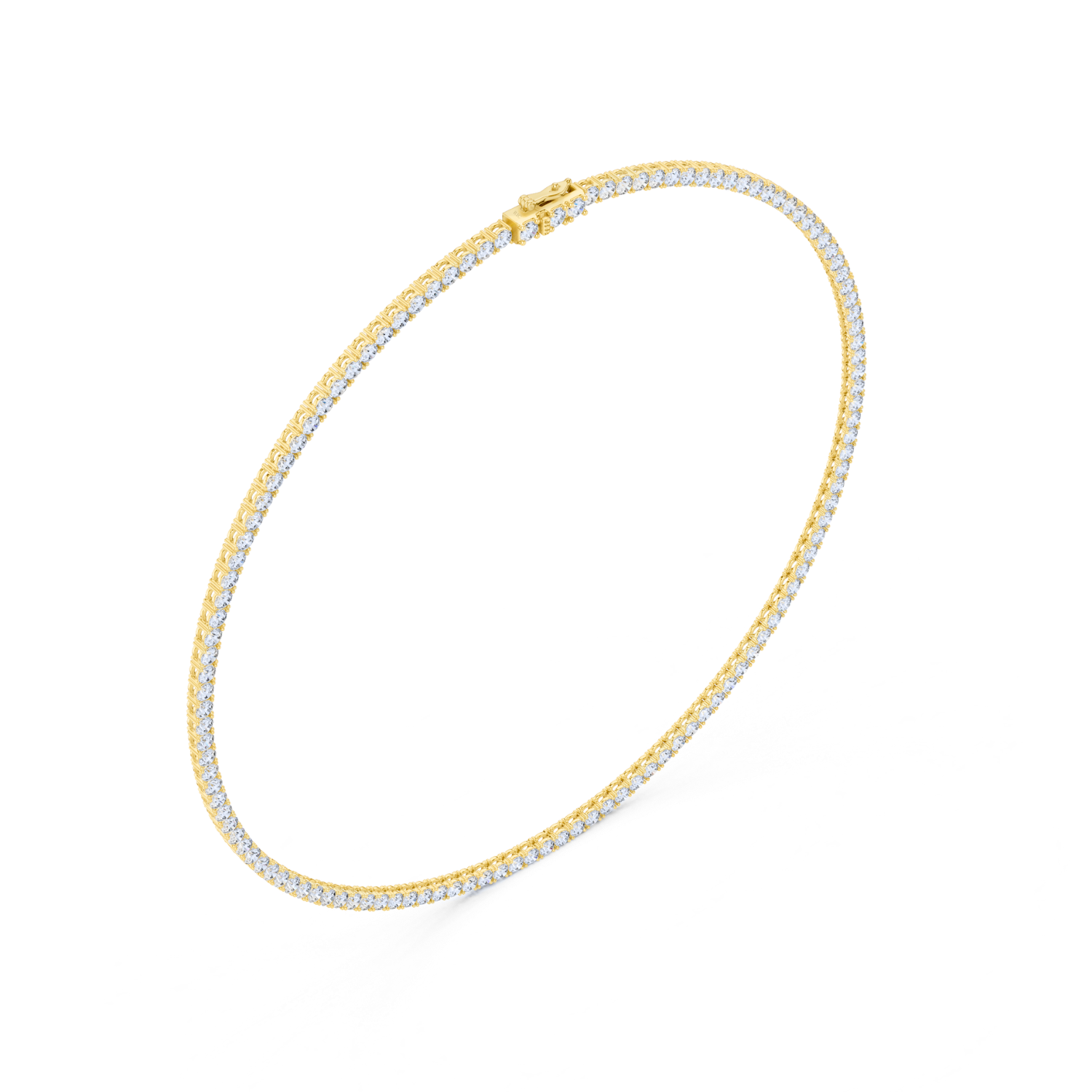 Classic Diamond Tennis Necklace