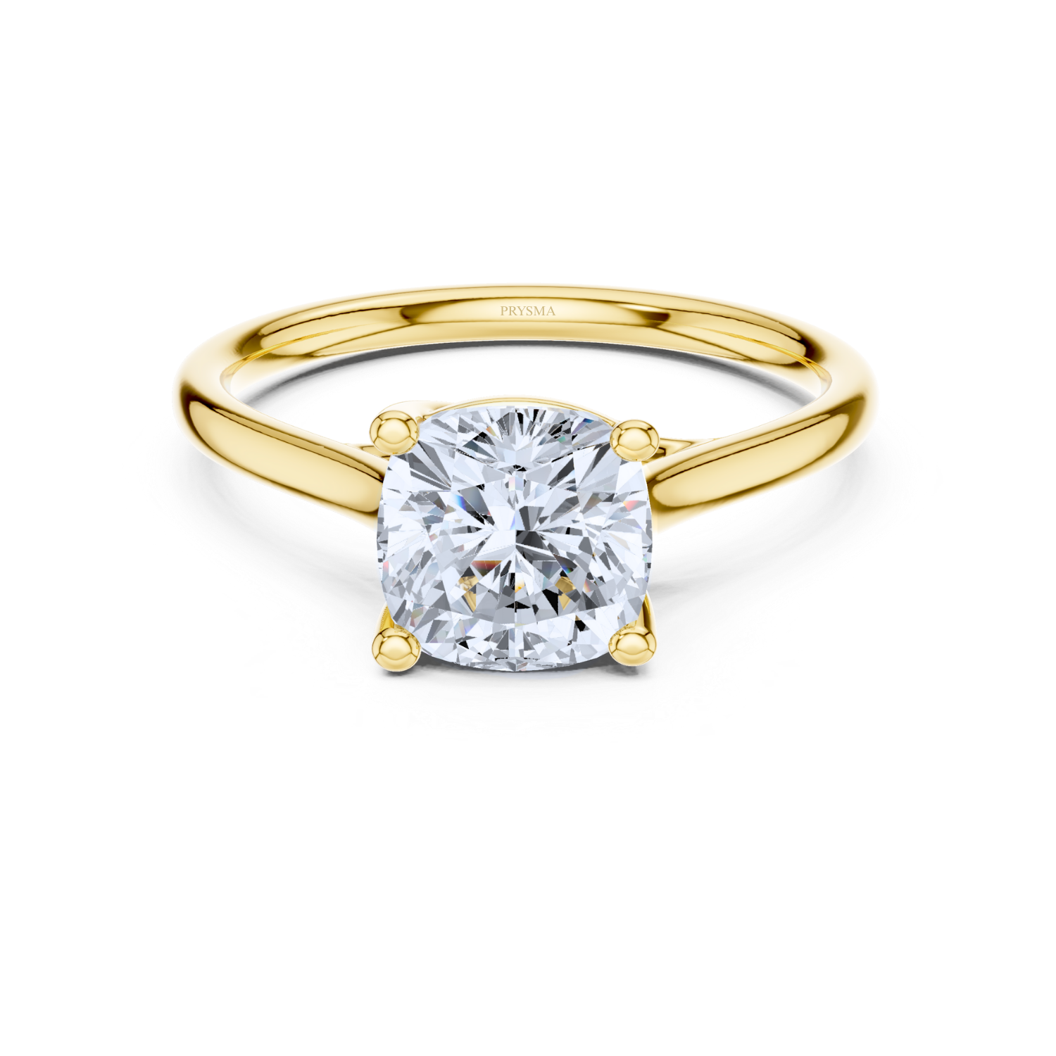 Classic Solitaire Twisted Halo Ring