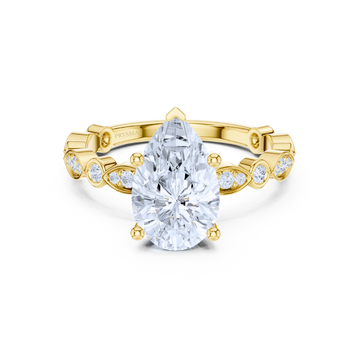 Teardrop Elegance Diamond Ring