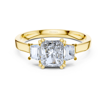 Radiant Trinity Diamond Ring