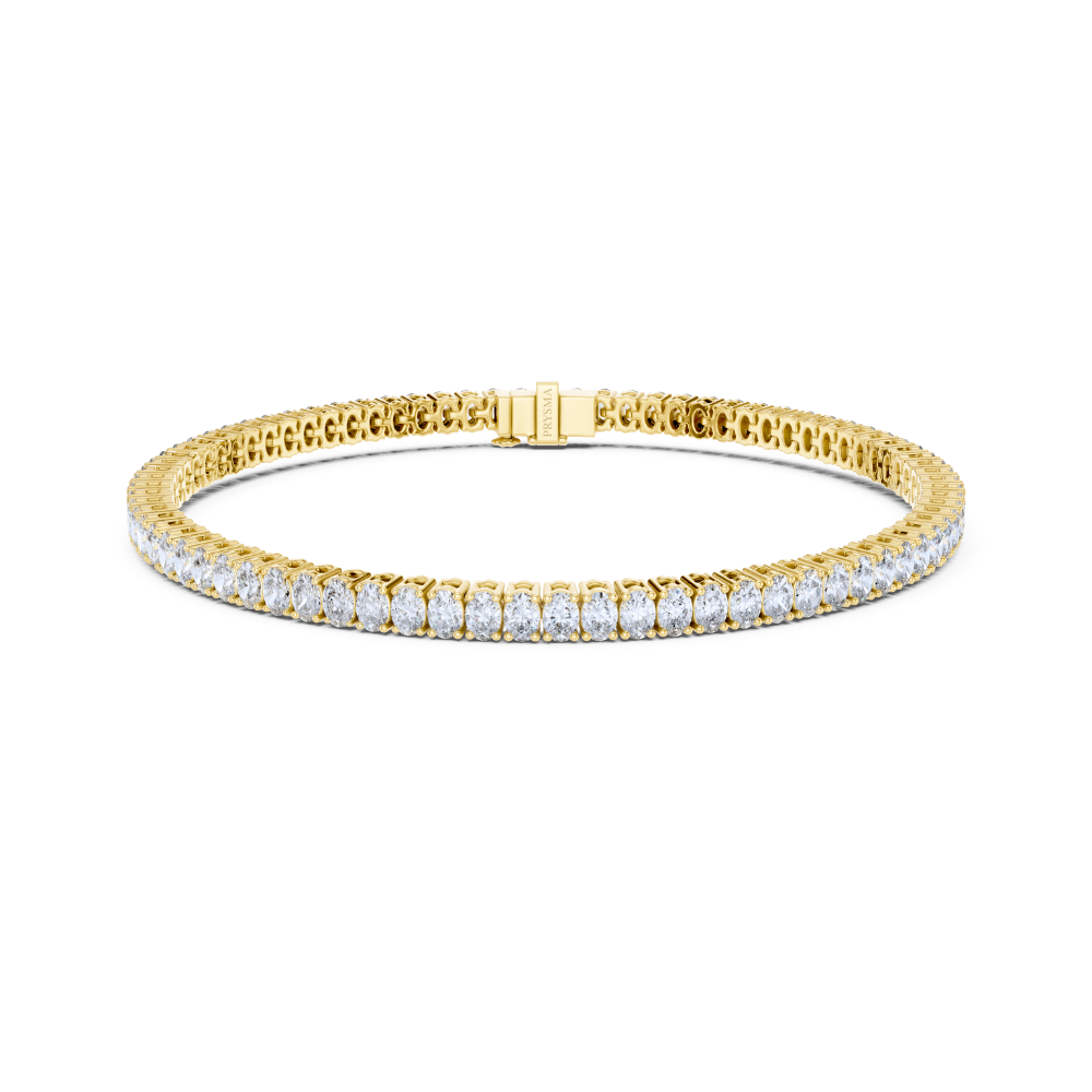 Aurora Oval-Cut Diamond Tennis Bracelet