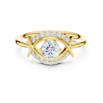 Celeste Eye Halo Ring