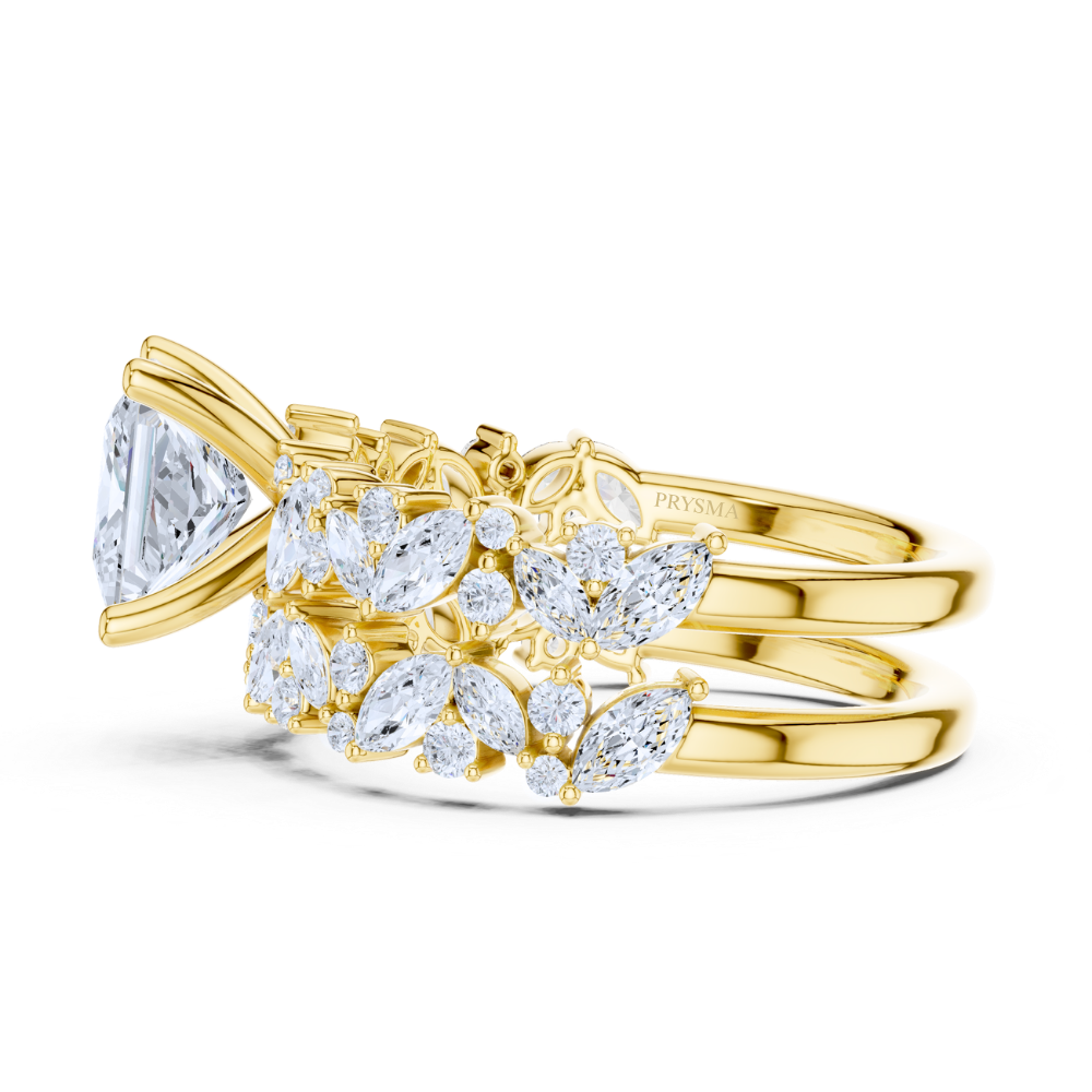 Majestic Radiance Princess Diamond Ring