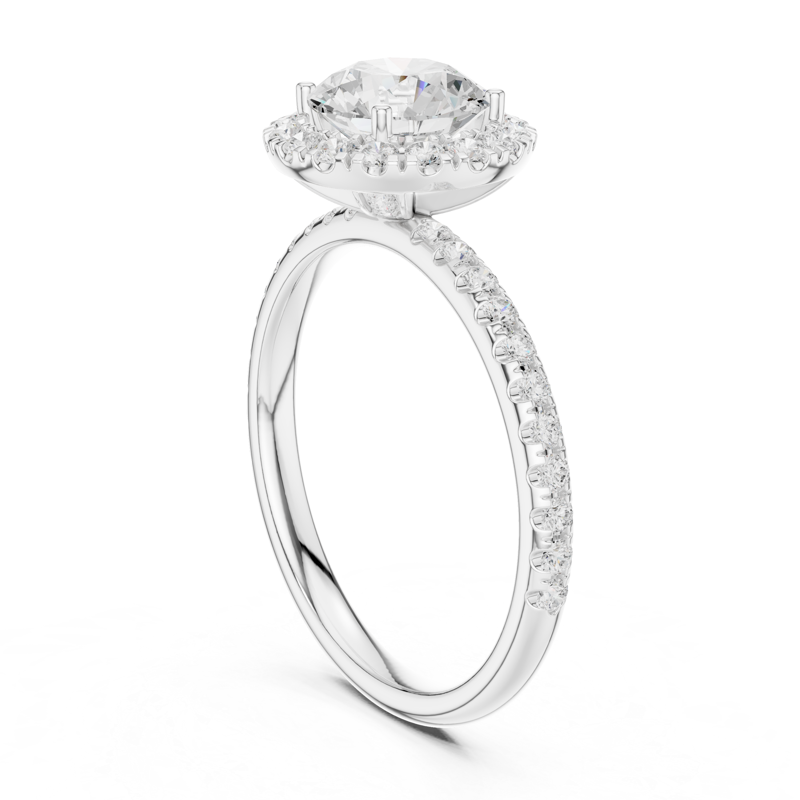 Luminelle Round Halo Ring