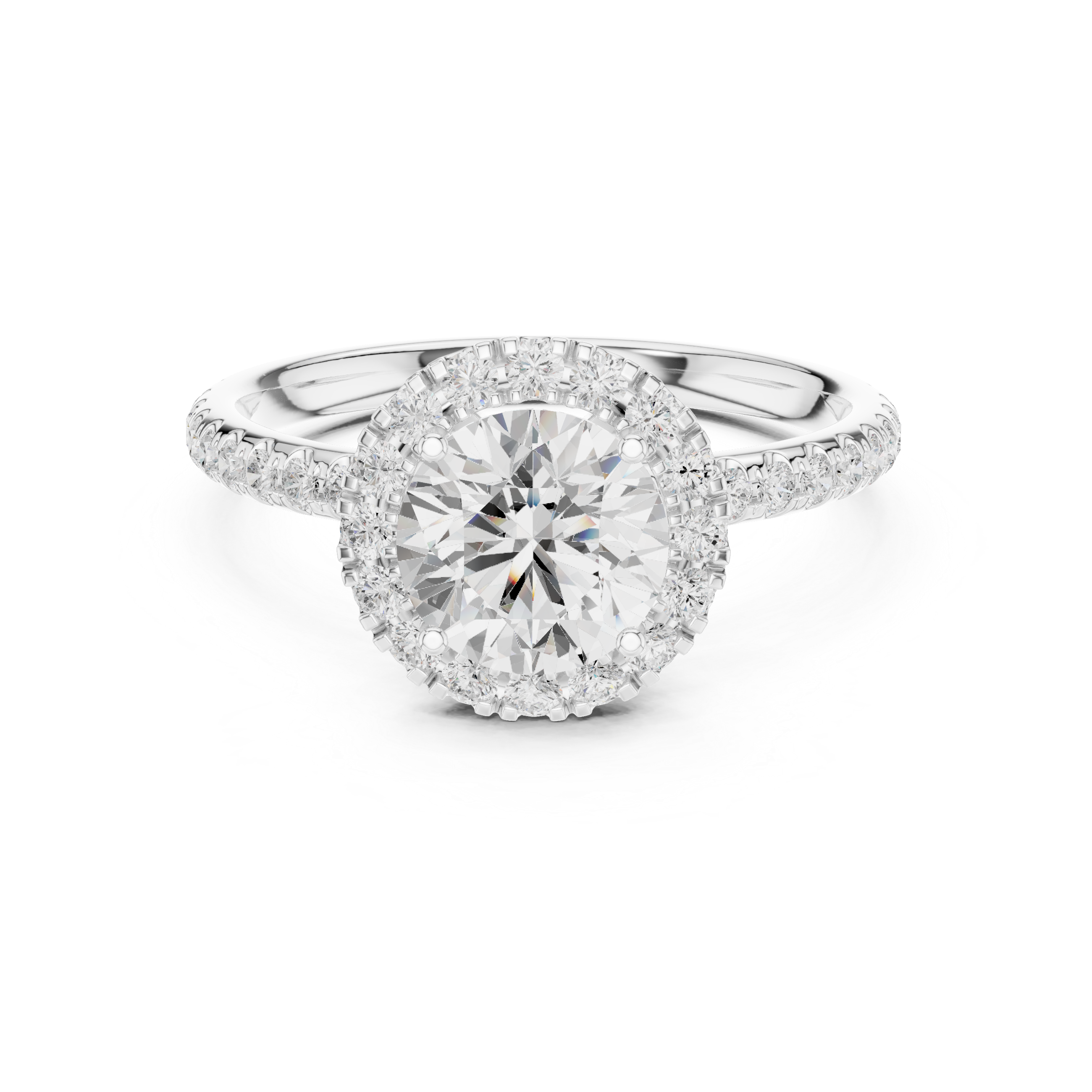 Luminelle Round Halo Ring