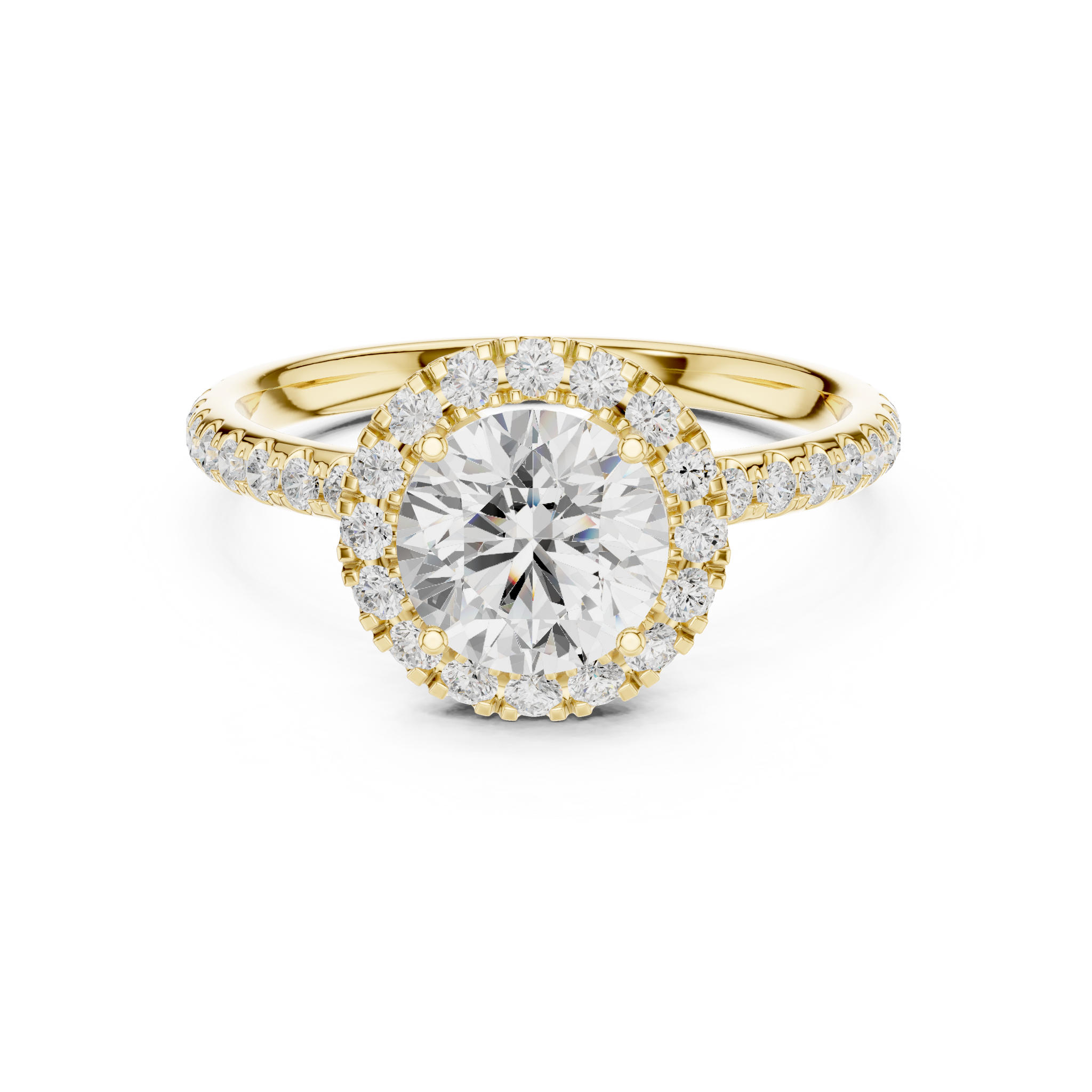 Luminelle Round Halo Ring