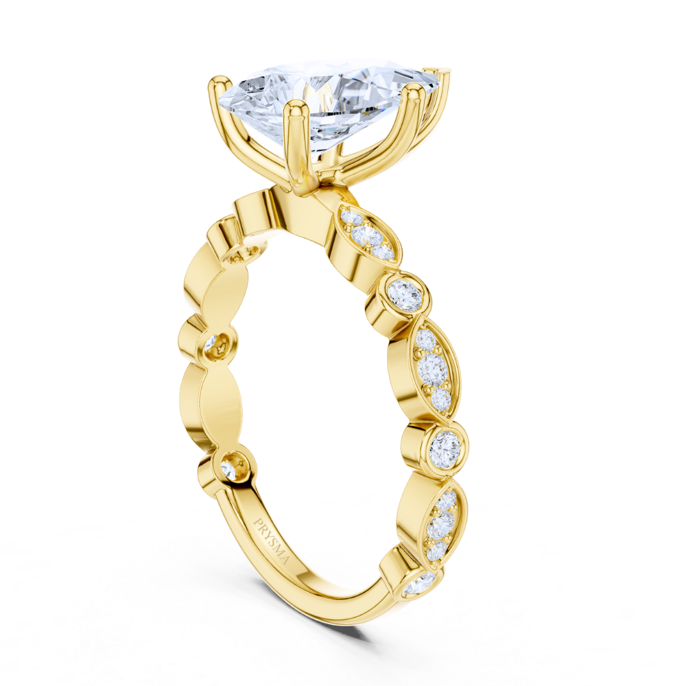 Teardrop Elegance Diamond Ring