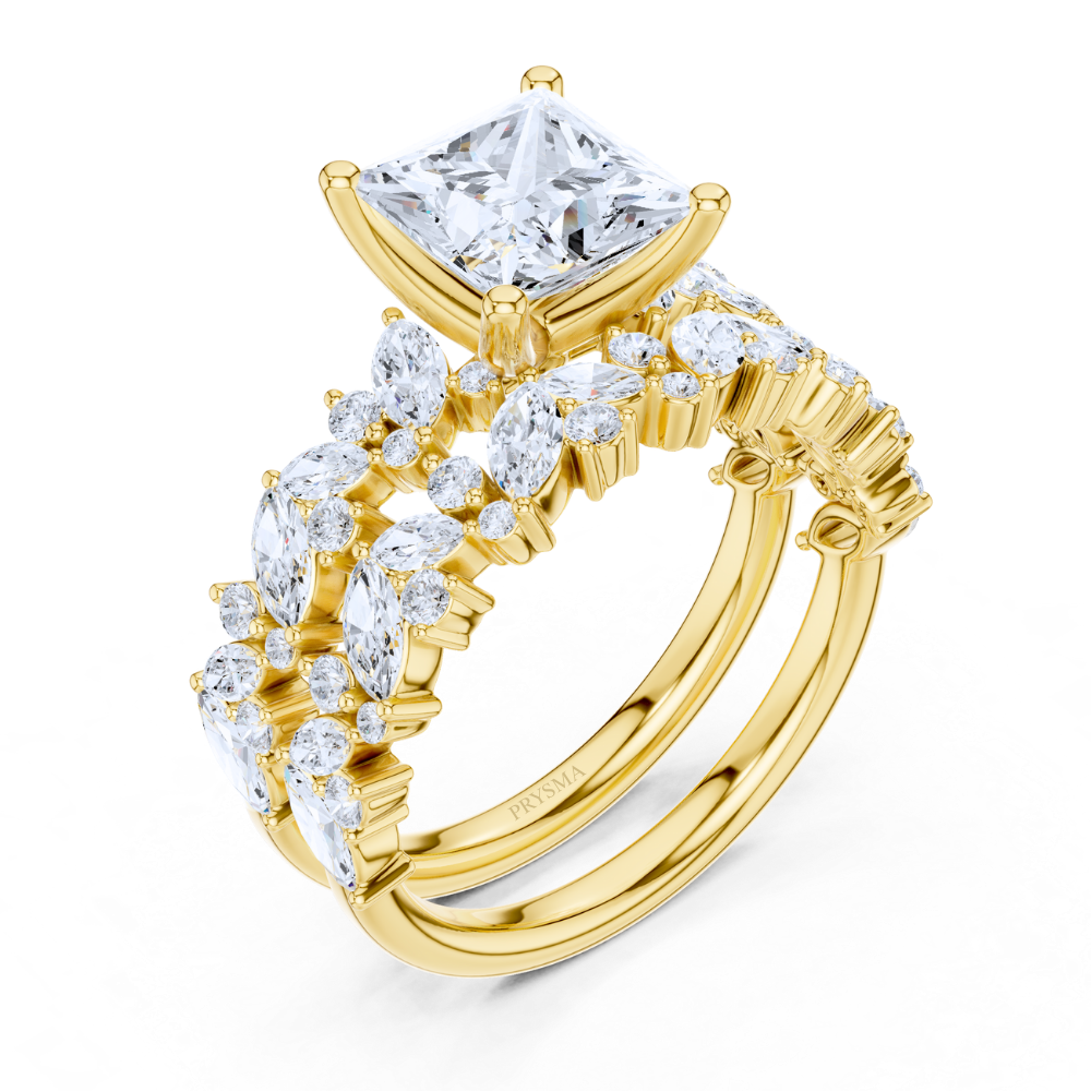 Majestic Radiance Princess Diamond Ring