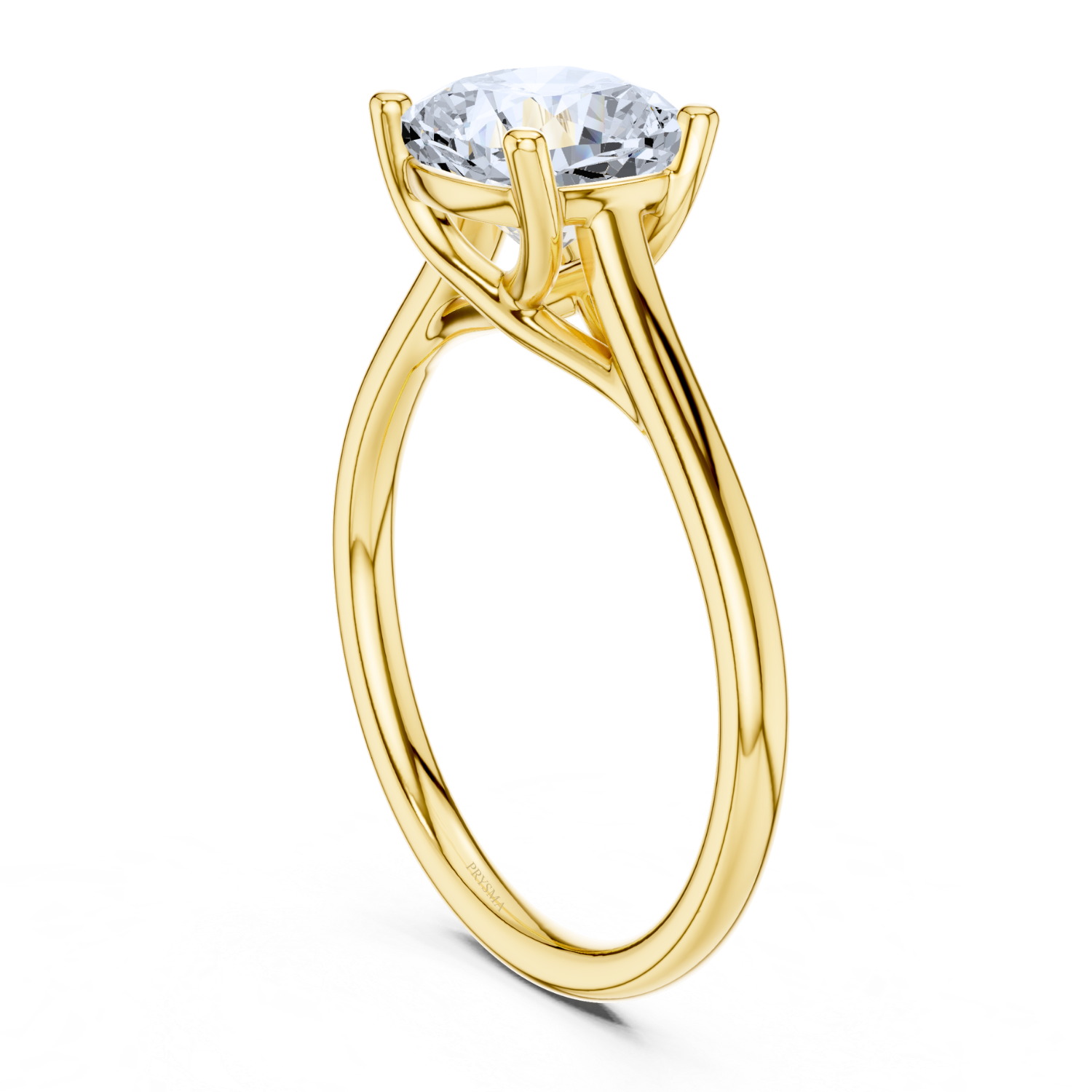 Classic Solitaire Twisted Halo Ring
