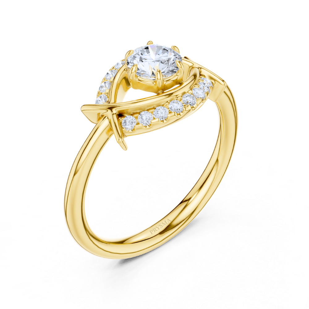 Celeste Eye Halo Ring