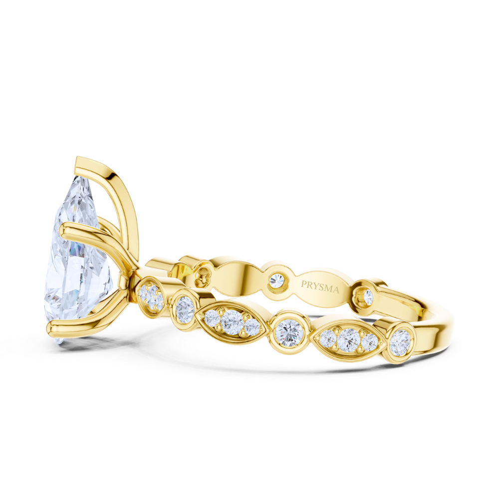Teardrop Elegance Diamond Ring