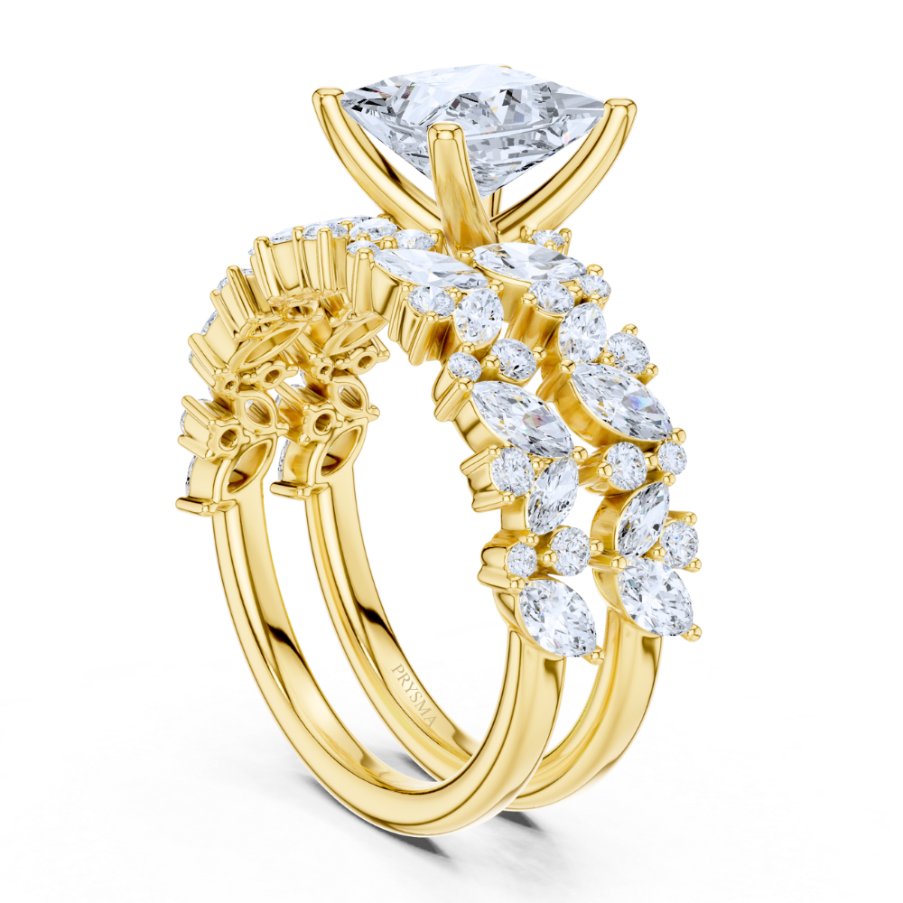 Majestic Radiance Princess Diamond Ring