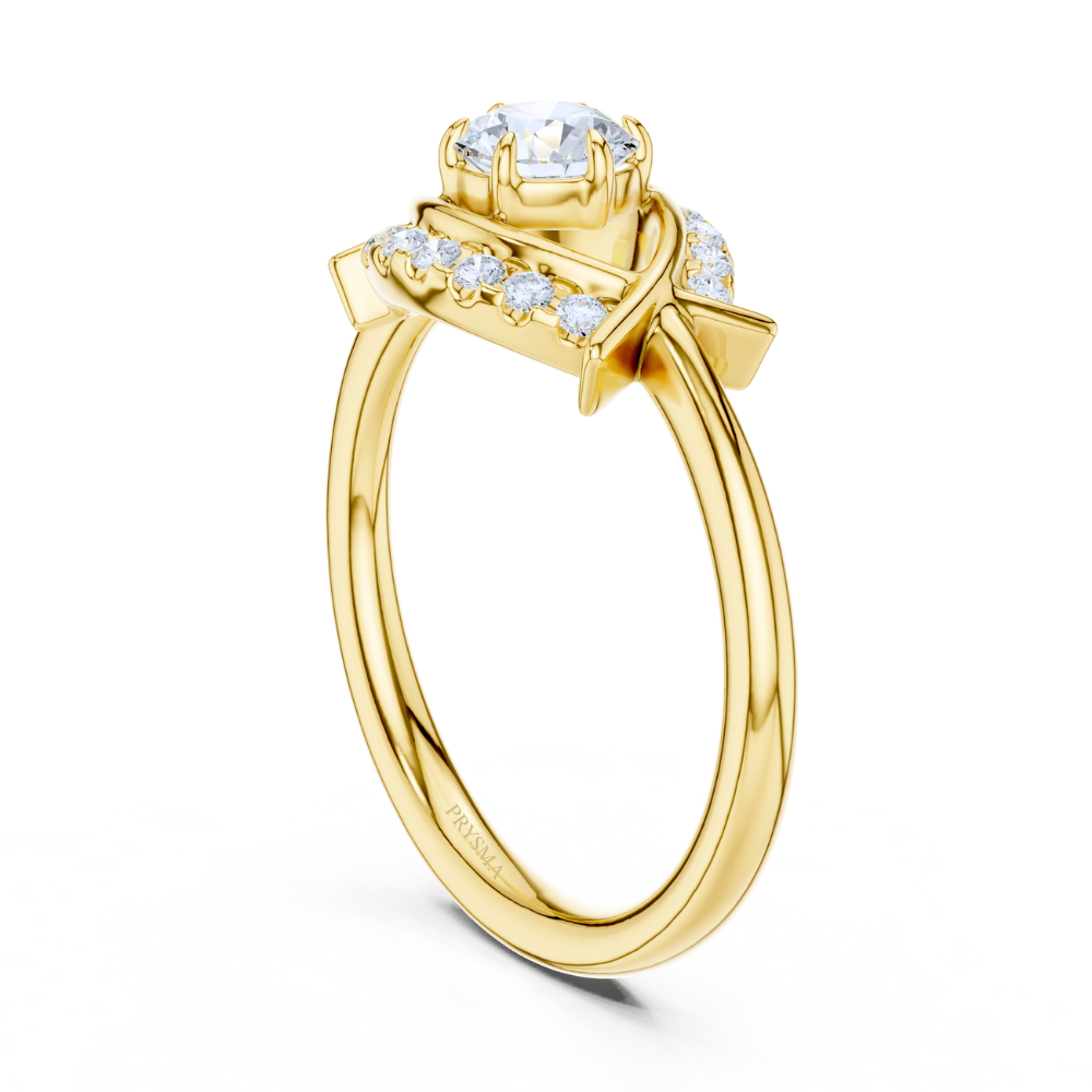 Celeste Eye Halo Ring
