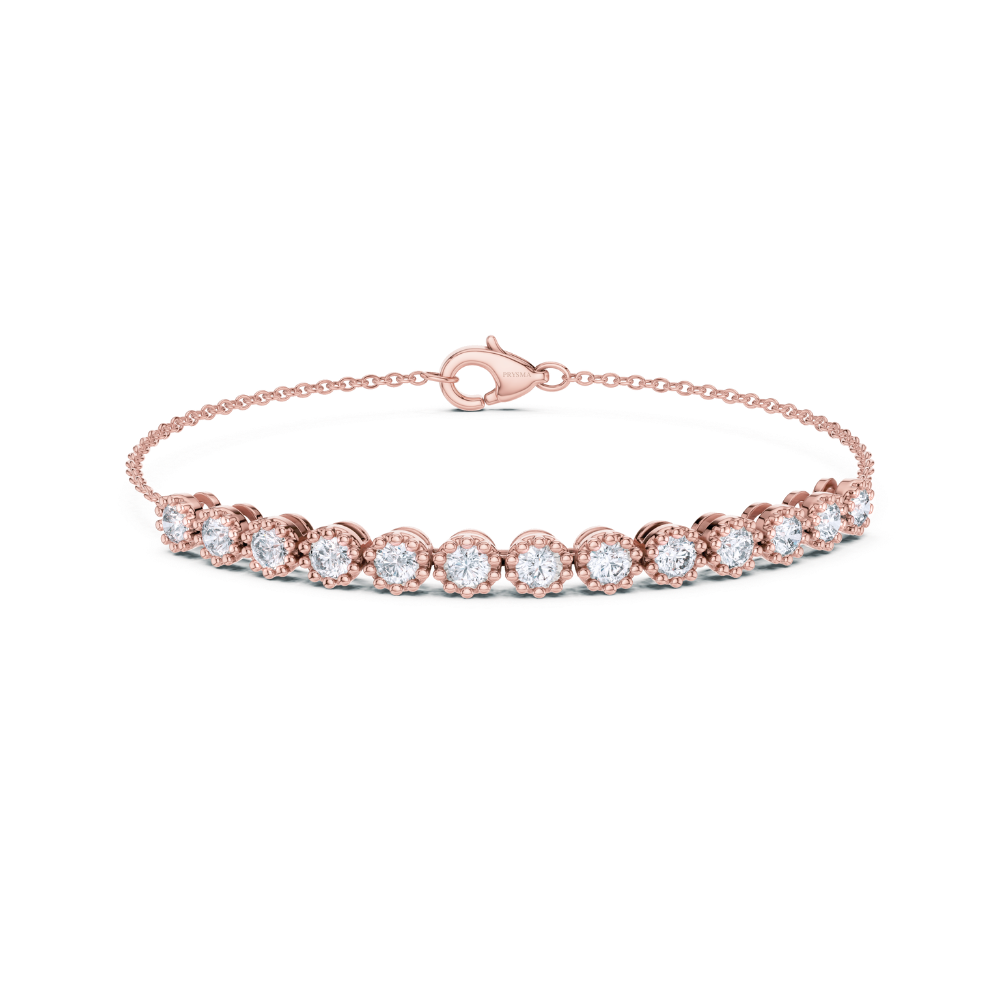 Daisy Bloom Diamond Chain Bracelet