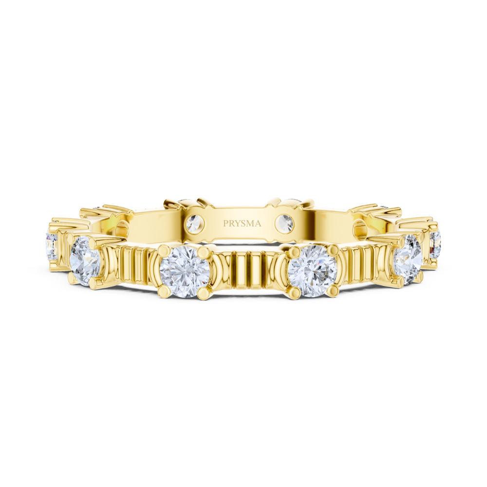 Textured Elegance Eternity Ring