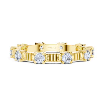 Textured Elegance Eternity Ring