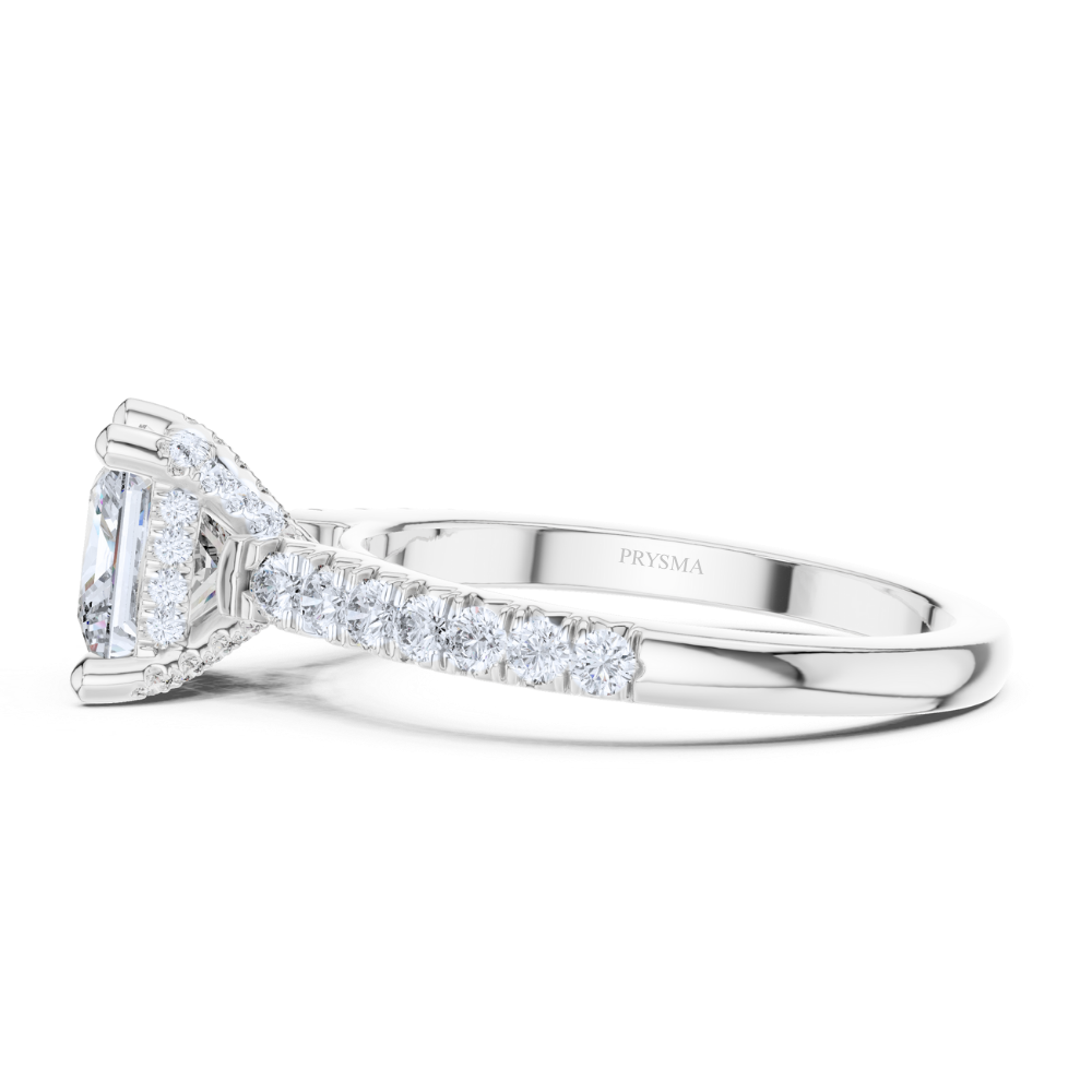 Regal Princess-Cut Diamond Ring